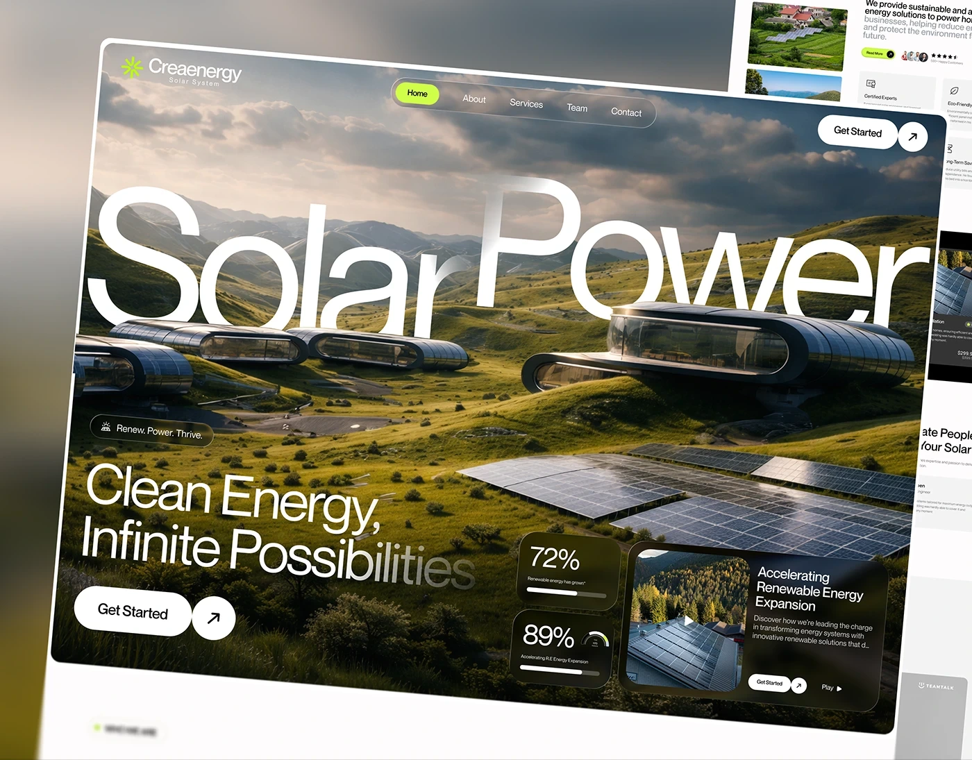 Projeto Web Design - Creaenergy Solar System