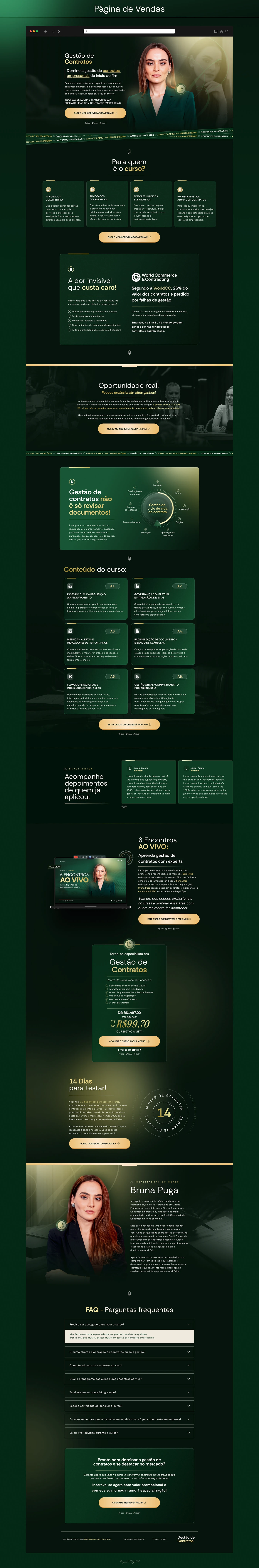 Gestão de Contratos - Landing Page